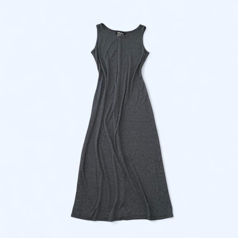 Vintage grey crewneck maxi dress Size M by JKLA